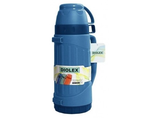 

Термос Diolex DXP-600-B, пластиковый со стеклянной колбой, 600 мл, синий