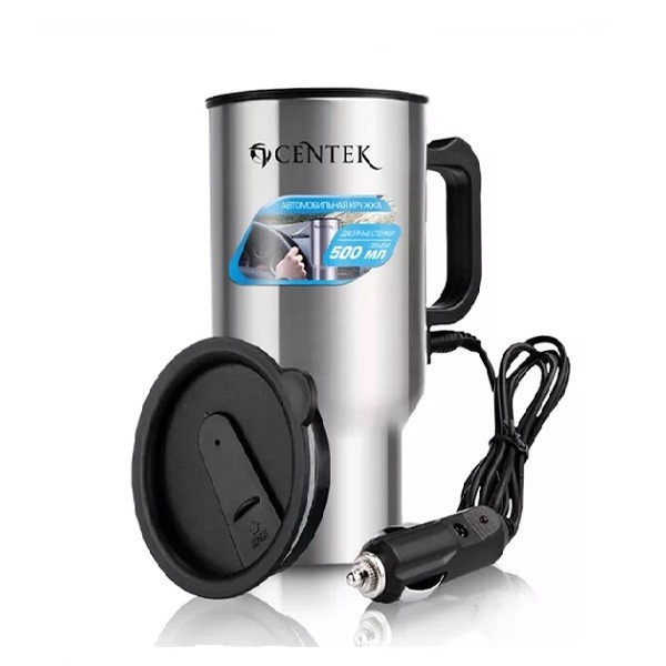 

Термокружка автомобильная Centek CT-0090, 500мл, 35Вт