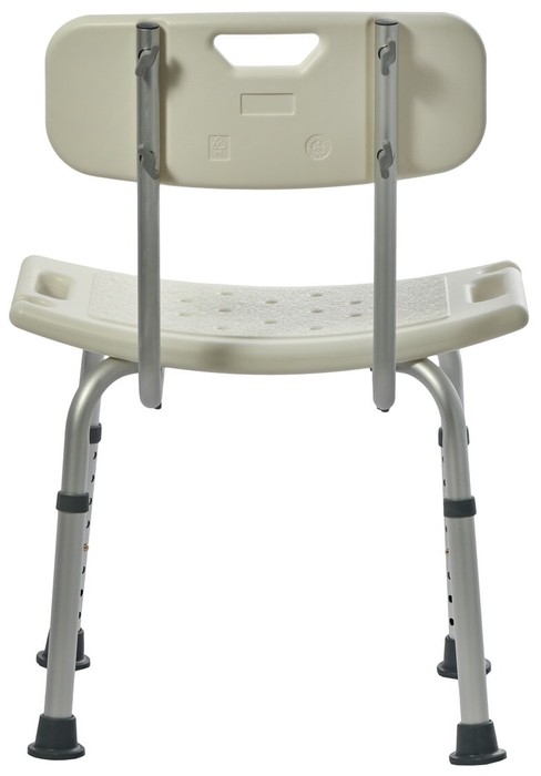 фото Стул-сиденье со спинкой для купания в ванной и душе для пожилых людей и инвалидов