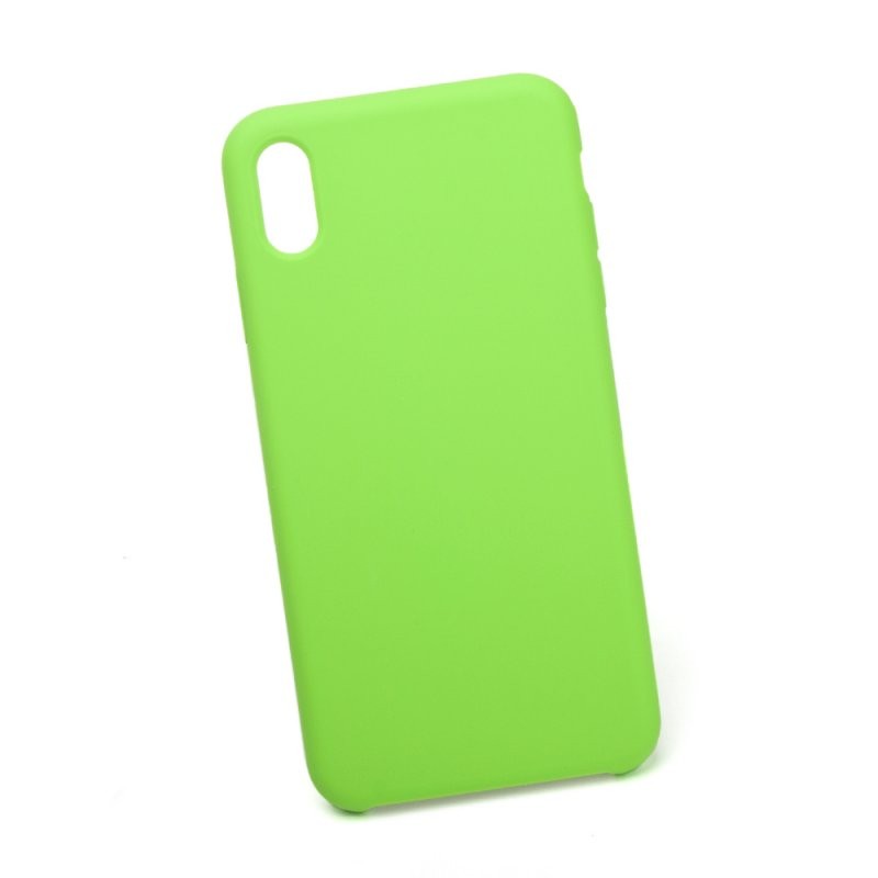 

Силиконовый чехол «LP» для iPhone Xs Max «Protect Cover» (салатовый/коробка)
