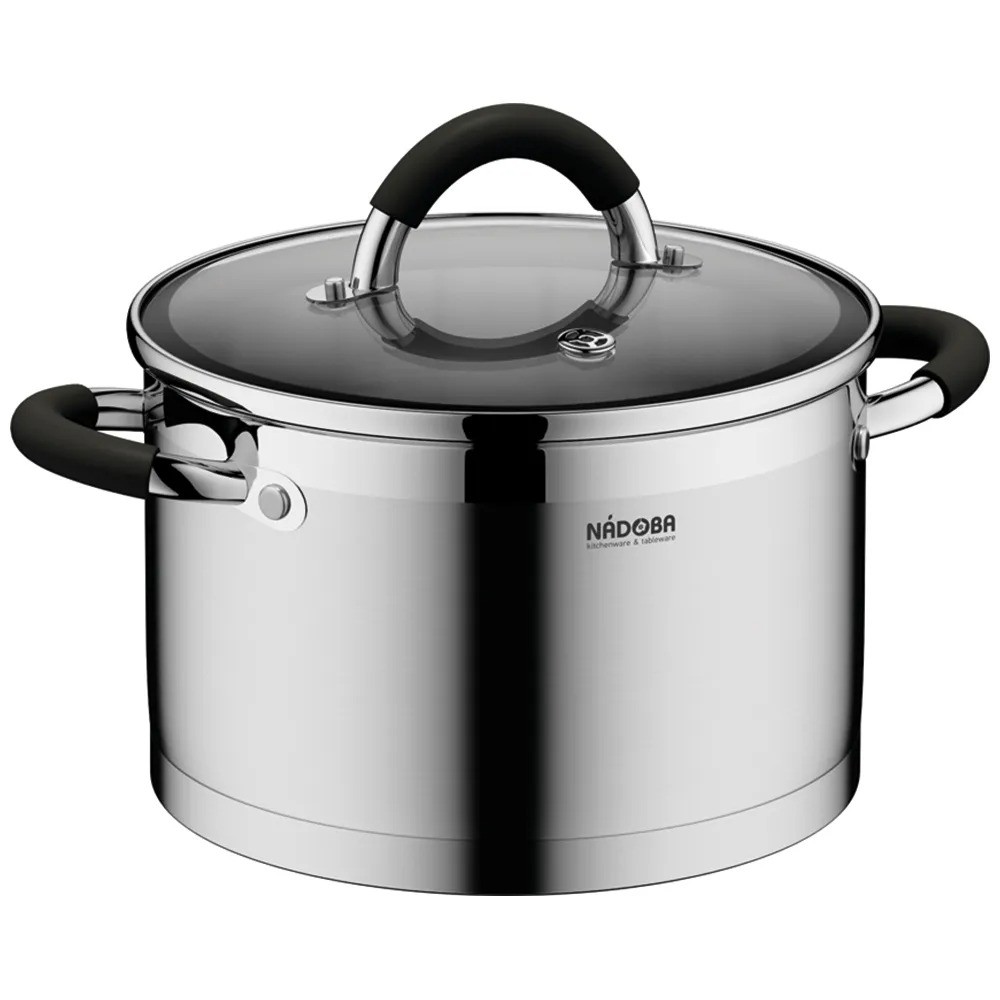 фото Набор посуды nadoba olina 726419 8 пр. серебристый/черный