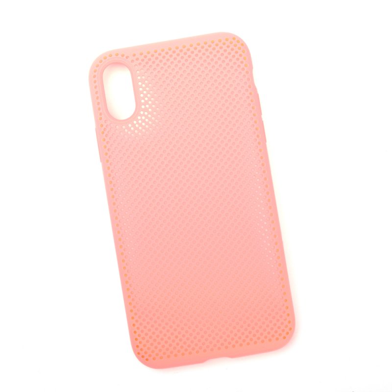 

Силиконовый чехол «LP» для iPhone Xr «Silicone Dot Case» (розовый/коробка)