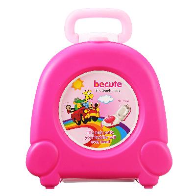 

Портативный складной детский горшок-чемоданчик The Handy Potty, розовый
