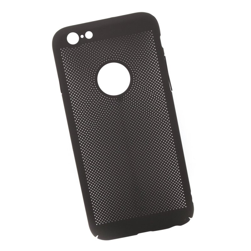 фото Защитная крышка «lp» для iphone 6/6s «сетка» soft touch (черная) европакет