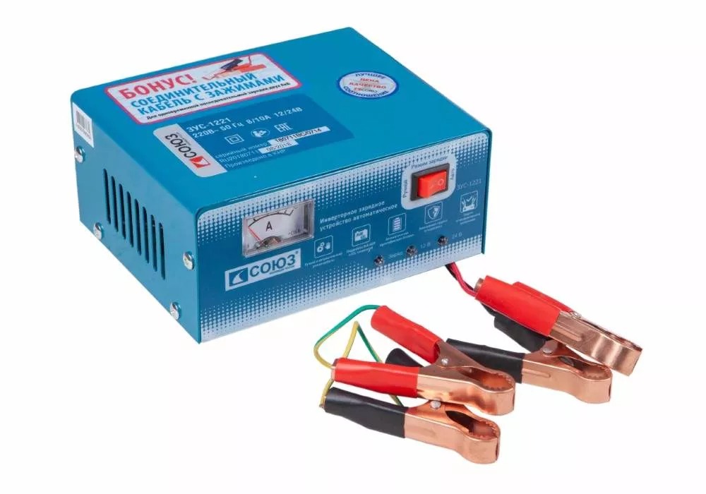 фото Зарядное устройство союз зус-1221 синий