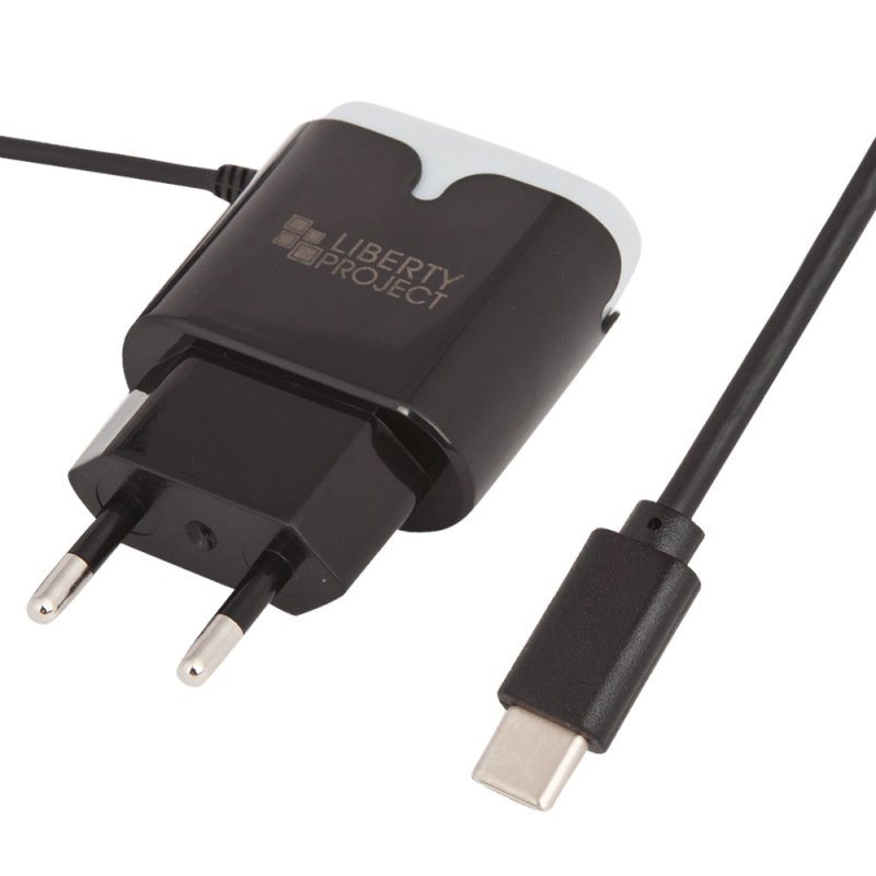 

СЗУ «LP» USB Type-C 2,1А «Tower Of Power» (черное/коробка)