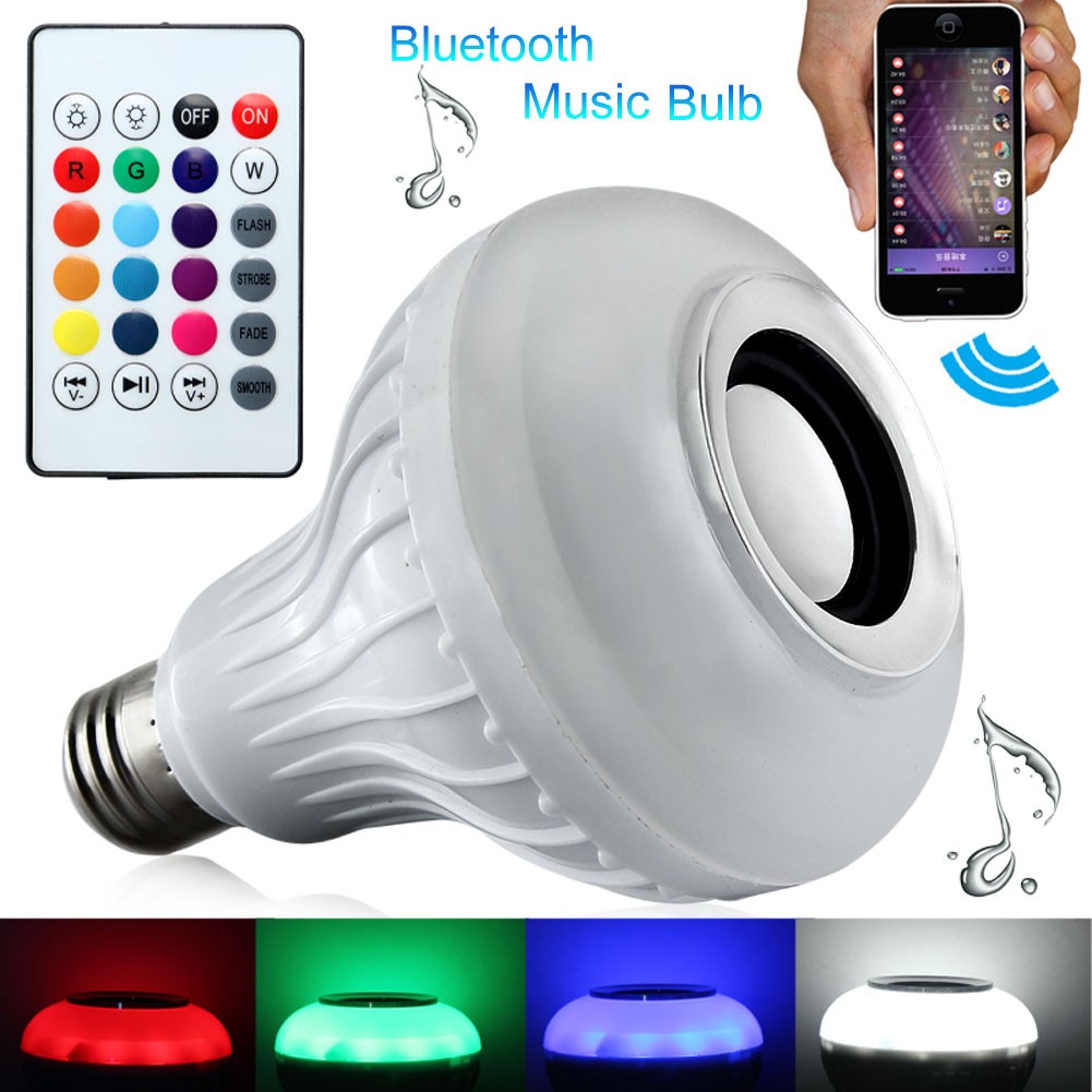 фото Умная лампочка-колонка led music bulb
