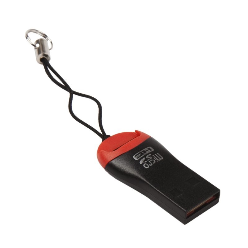 USB Картридер Micro SD «LP» без переходника/ультратонкий (упаковка европакет)