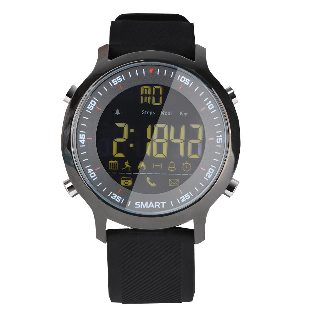 Умные часы xwatch EX18 силикон, Черный