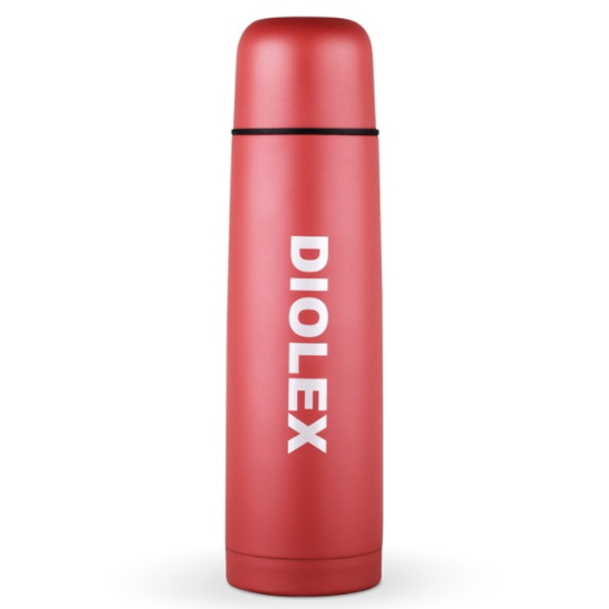 

Термос Diolex с узким горлом 0,5 цветной DX-500-2-B, красный