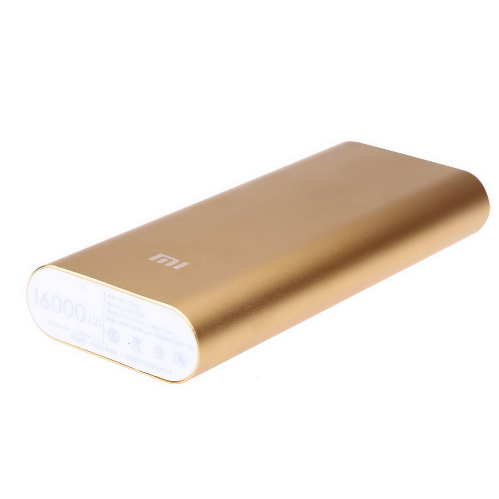 

Внешний аккумулятор - Universal USB Backup Power, 16000 mAh, золото, Золото