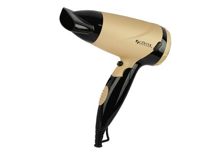 

Фен Centek CT-2209 BLG (чер/золотой перламутр) 1600Вт, складная ручка, концентратор (20)