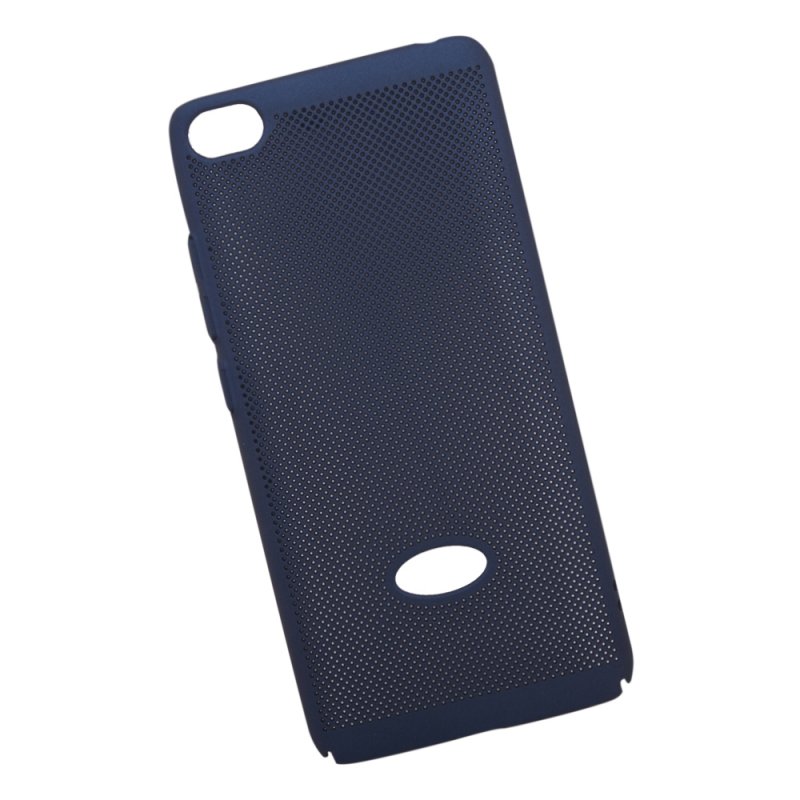 фото Защитная крышка для xiaomi mi 5s&quot;lp» сетка soft touch (темно синяя) европакет