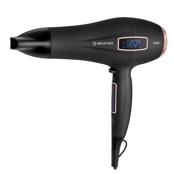 

Фен Brayer BR3001, 2200 Вт, LED