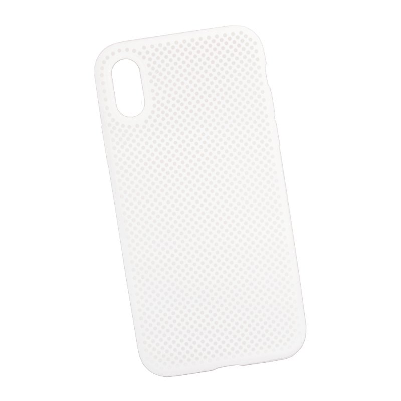 

Силиконовый чехол «LP» для iPhone X/Xs «Silicone Dot Case» (белый/коробка)