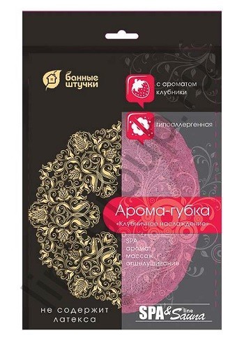 Купить Арома-губка Банные штучки 40188 Клубничное наслаждение