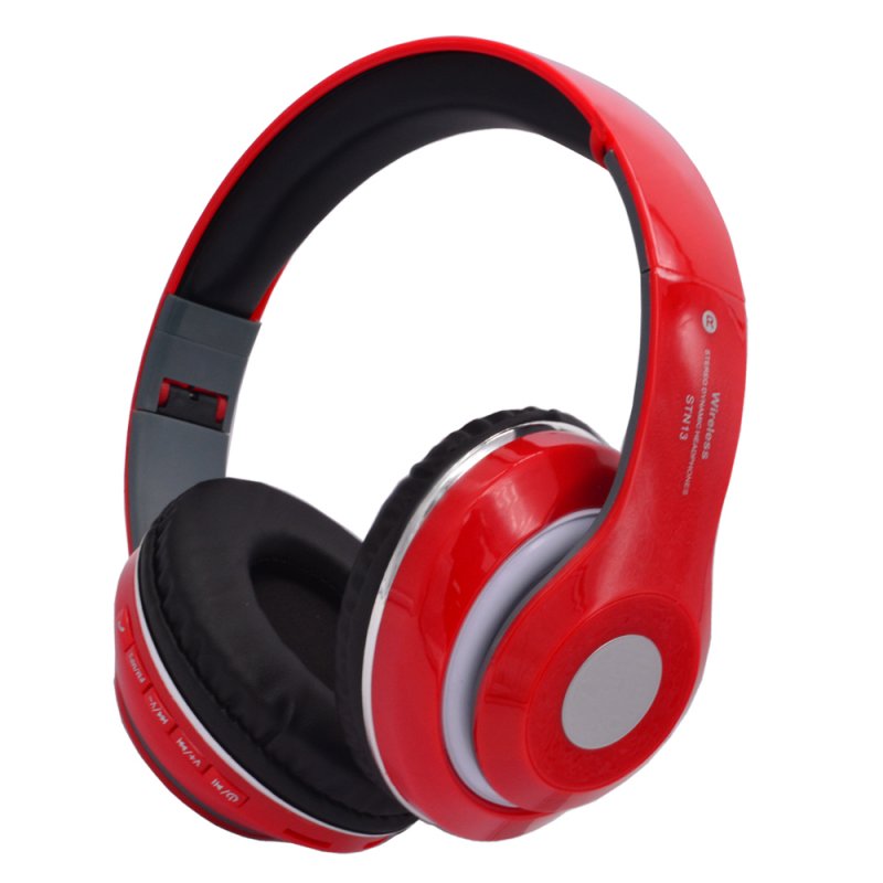 

Bluetooth гарнитура «LP» накладная STN13 (красная/коробка)