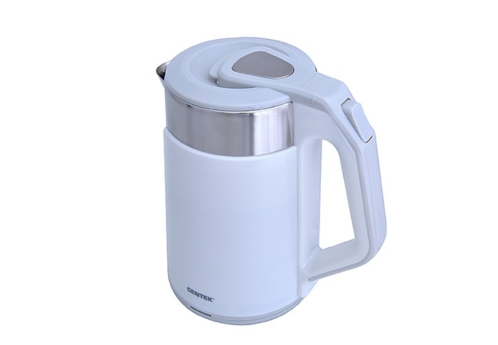 

Чайник электрический Centek CT-0023 White 2.0л <2000W> двойн. корпус - сталь+пластик, двойная стенка, сохран тепла