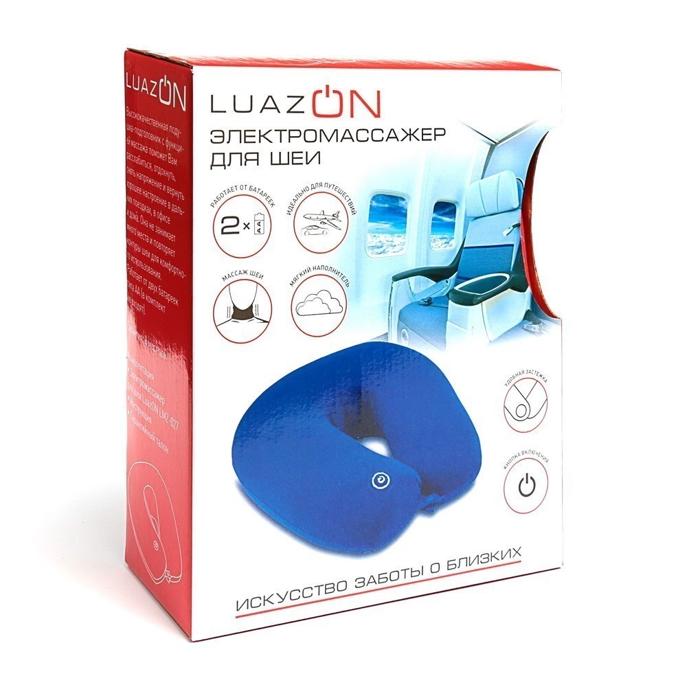 

Электромассажер для шеи LuazON LMZ-027, цвет микс