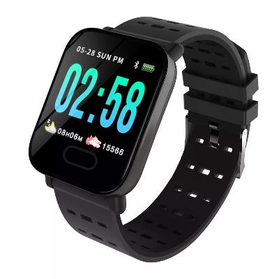 

Умные часы с измерителем давления A6 Smart Bracelet Sistained Heart Rate, чёрный