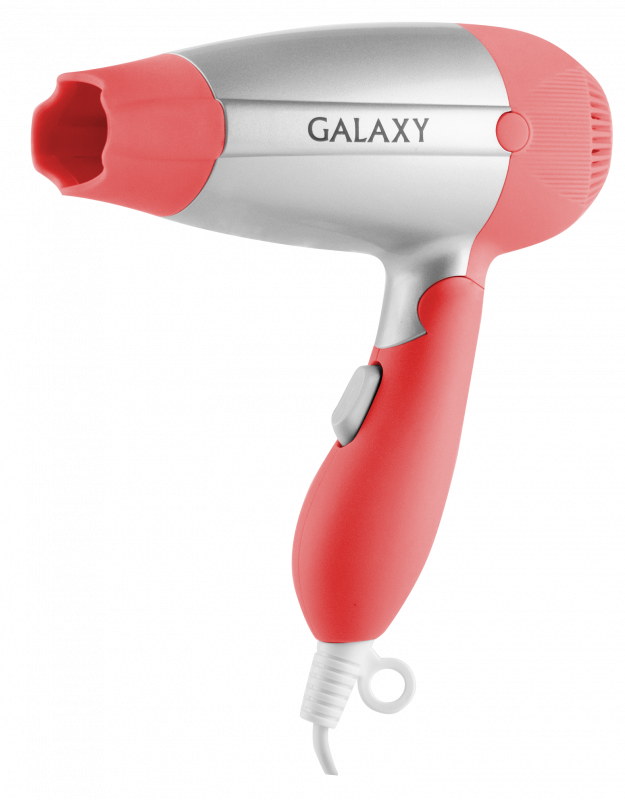

Фен Galaxy GL 4301 1000 Вт, коралловый, 2 скорости потока воздуха