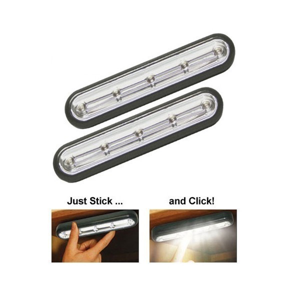 LED светильники Stick N Click Strip, набор 2 шт.