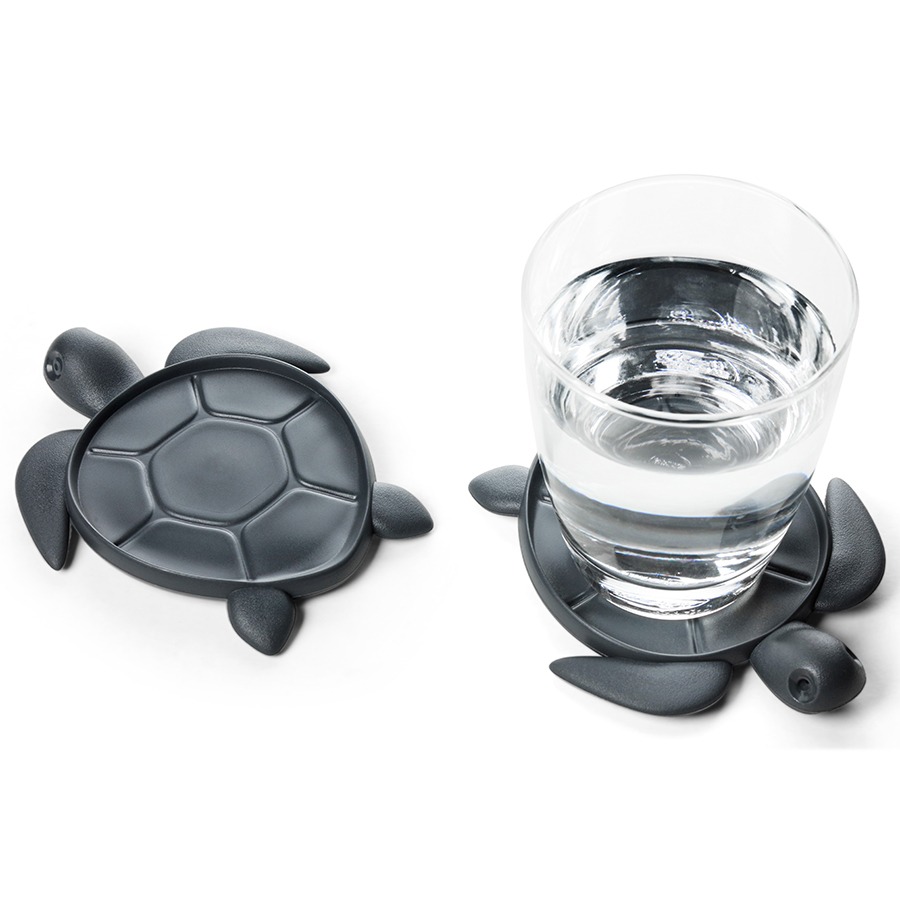 

Подставка под стаканы Save Turtle, темно-серый