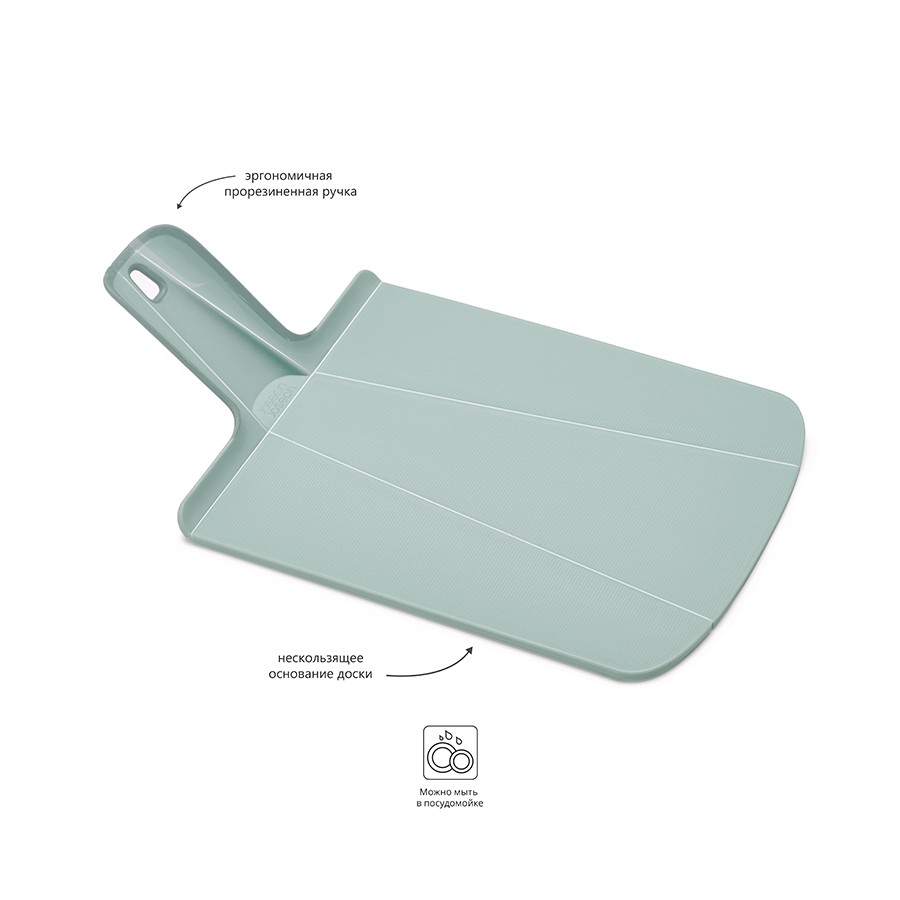 фото Разделочная доска joseph joseph chop2pot plus, 38х22.1 см, серый