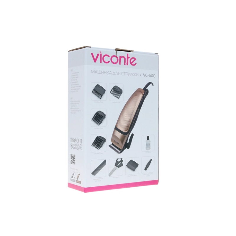 Машинка для стрижки Viconte VC-1470 шампань