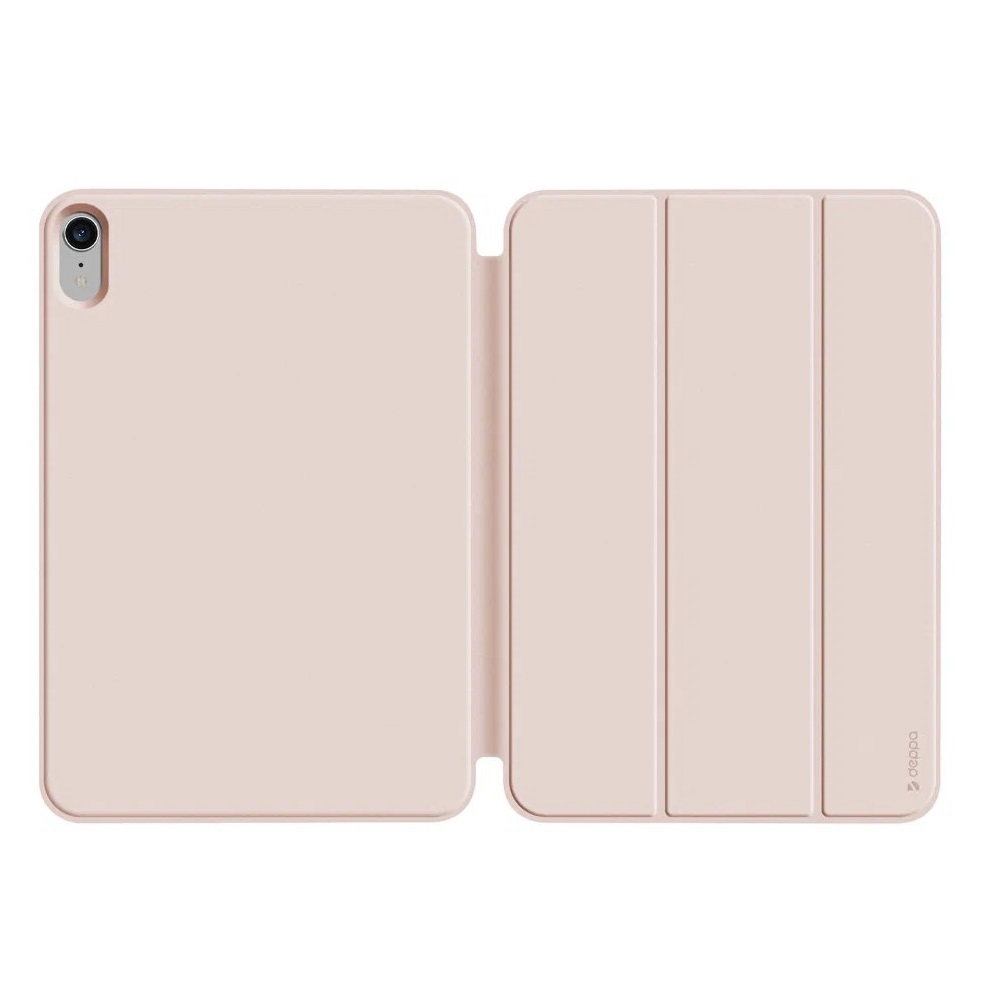 фото Чехол-подставка wallet onzo magnet для apple ipad mini 6 (2021), розовый, б/застежки, pet синий, deppa