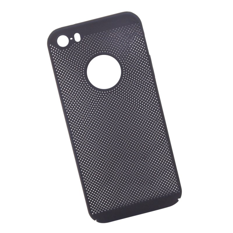 

Защитная крышка «LP» для iPhone 5/5s/SE «Сетка» Soft Touch (темно-синяя) европакет