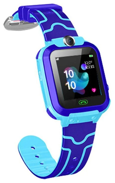 Умные детские часы Smart Baby Watch Hello Q12, цвет синий/голубой