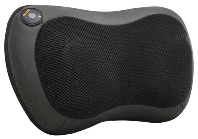 фото Gess массажная подушка ushiatsu plus 12x34 см черный
