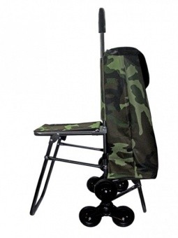 Тележка-сумка С302, стул, цвет хаки от MELEON