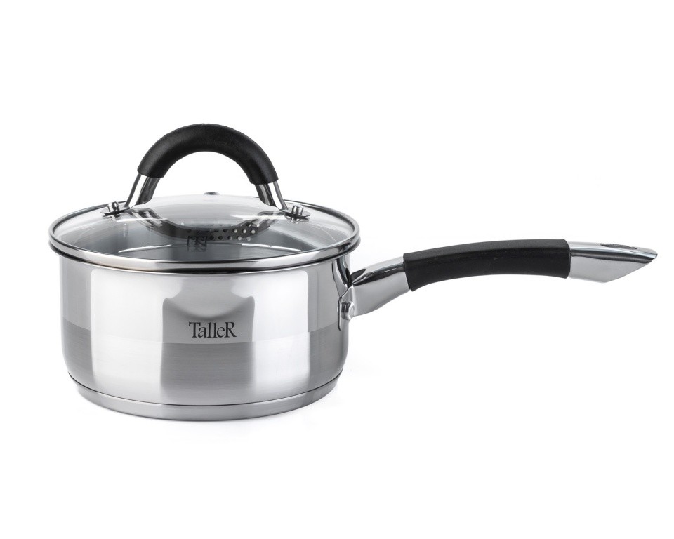 фото Набор посуды taller телфорд tr-17190 6 пр. серебристый/черный
