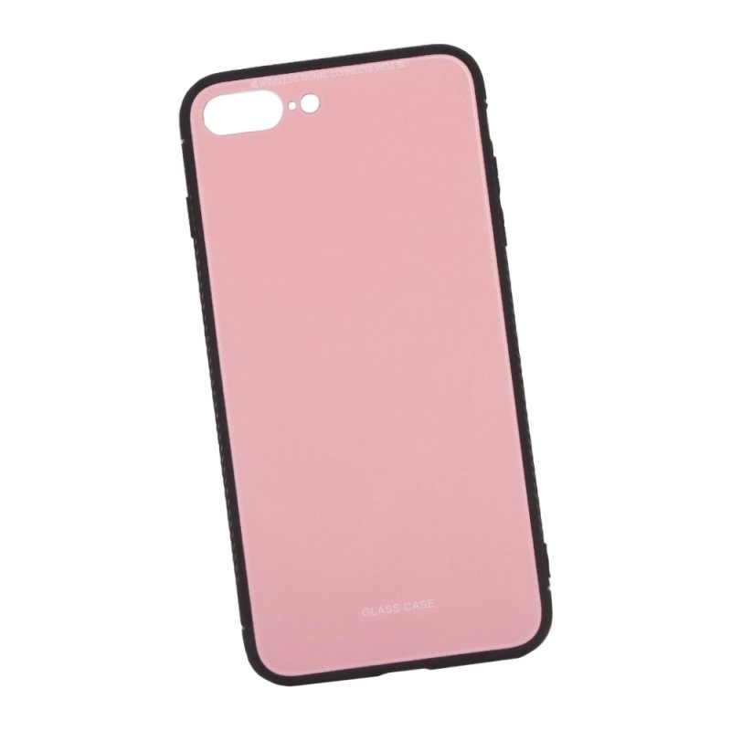 

Защитная крышка «LP» для iPhone 7 Plus/8 Plus «Glass Case» (розовое стекло/коробка)