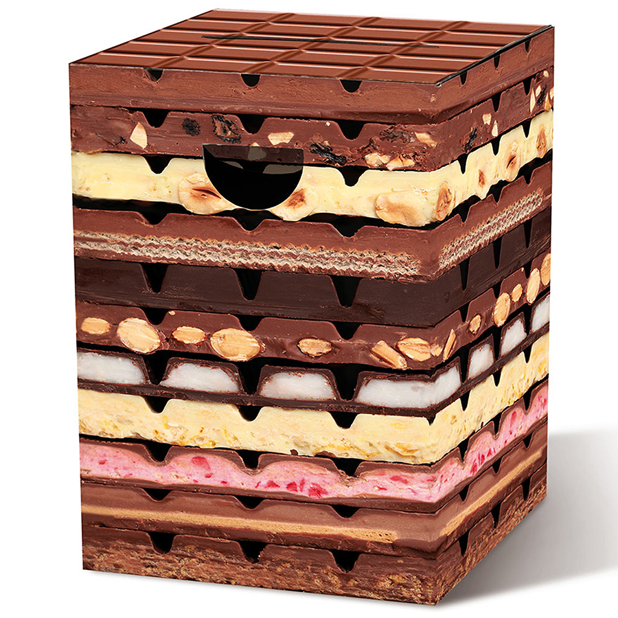 

Табурет картонный Chocolate, 32,5х32,5х44 см