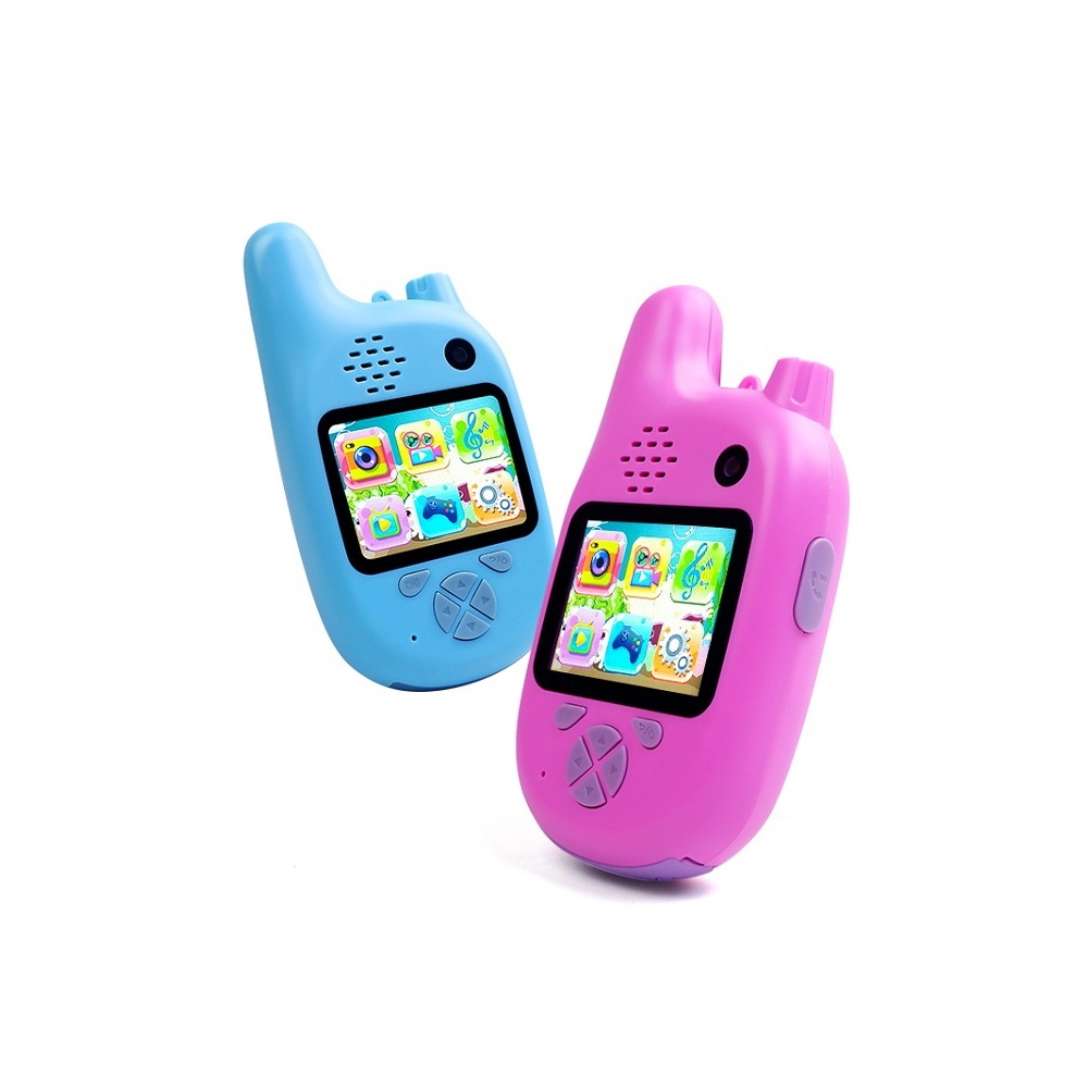 фото Детский фотоаппарат children's fun camera (рация+фотоаппарат), голубой