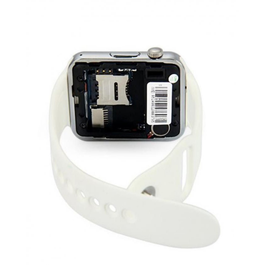 Умные часы Smart Watch A1 Серебро Белый ремешок