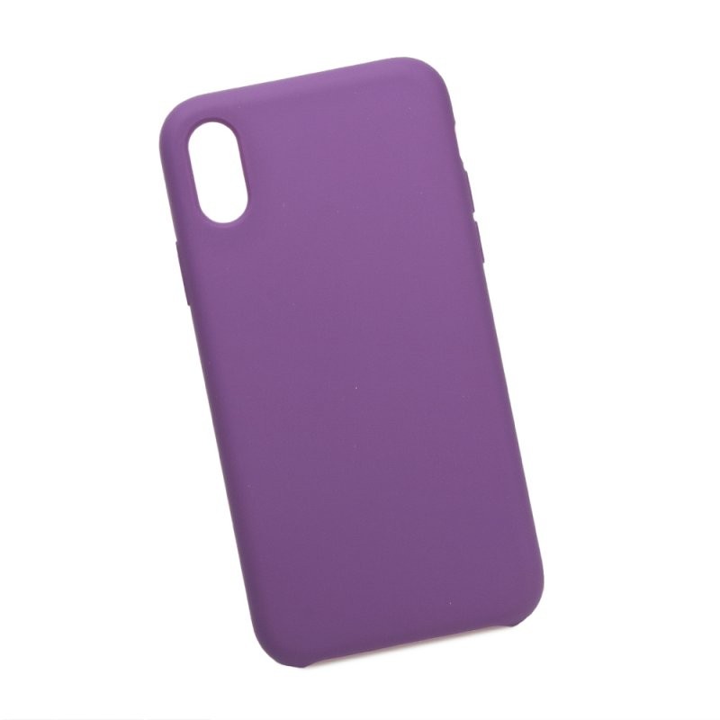 

Силиконовый чехол «LP» для iPhone X/Xs «Protect Cover» (фиолетовый/коробка)
