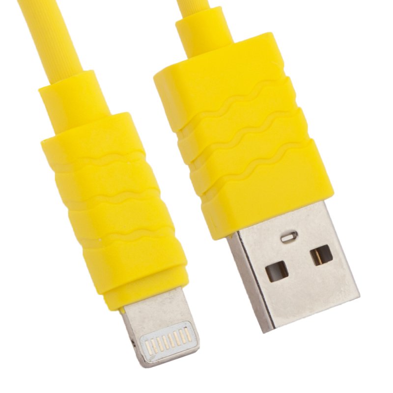 

USB кабель «LP» для Apple iPhone/iPad Lightning 8-pin (желтый/европакет)
