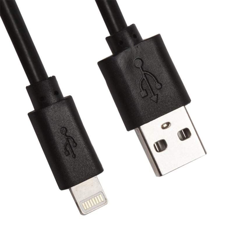 

USB кабель «LP» для Apple iPhone/iPad Lightning 8-pin 3 метра (коробка/черный)