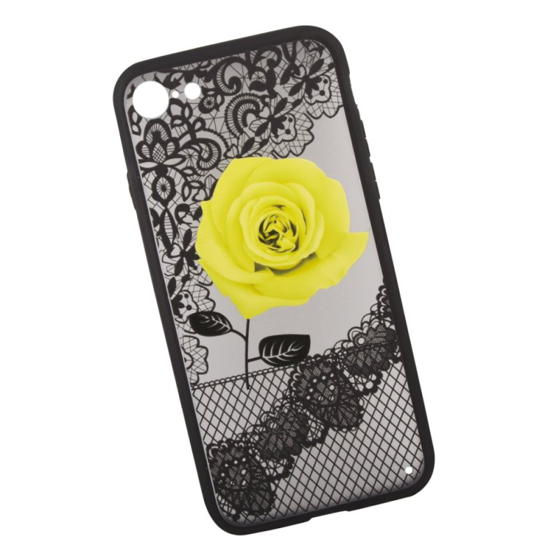 

Защитная крышка «LP» для iPhone SE 2/8/7 Роза желтая (европакет)