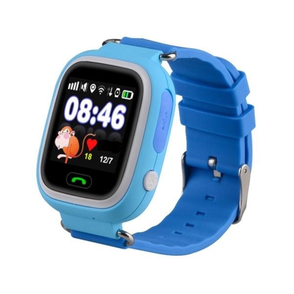 

Smart Baby Watch Q80 - умные детские часы с GPS, Голубой