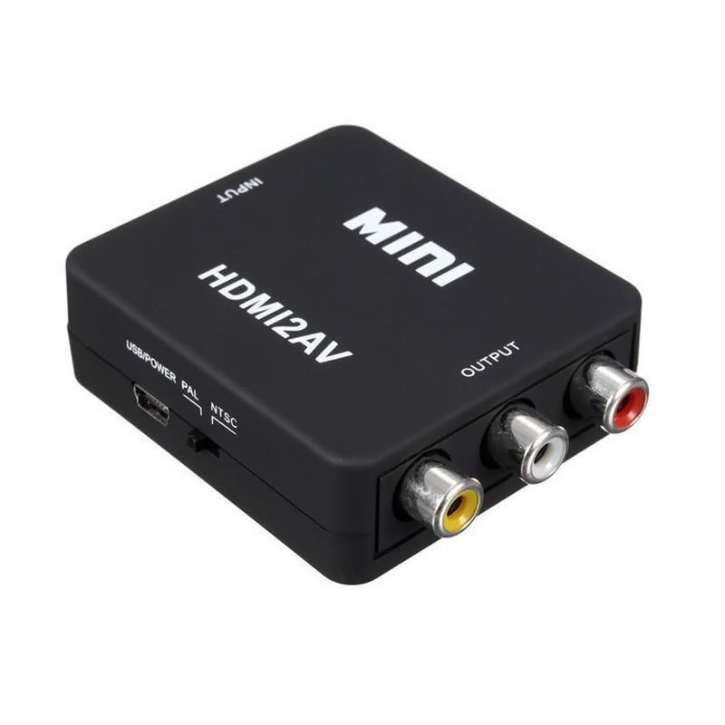 Купить  c HDMI на тюльпан (AV, RCA), черный | Мелеон