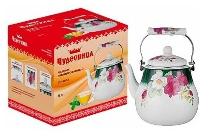 

Чайник эмалированный Чудесница ЭЧ-5002 5л