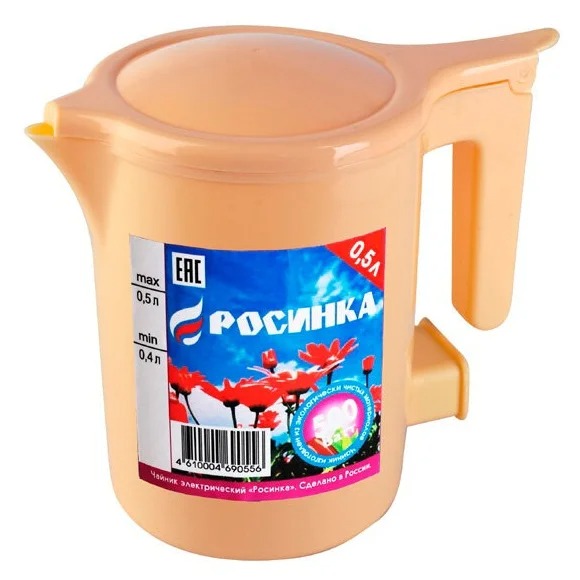 

Чайник Росинка 0,5л 0,6кВт Бежевый