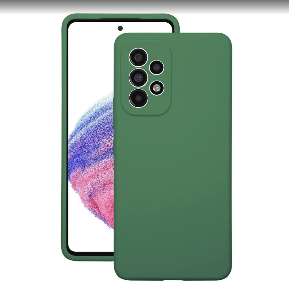 

Чехол Liquid Silicone Pro для Samsung Galaxy A53, зеленый, картон, Deppa