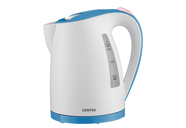 

Чайник электрический Centek CT-0026 <White> 1.7л, 2200Вт, LED, матовый корпус, защита от включения без воды