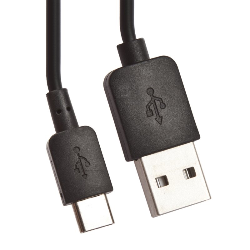 

USB кабель «LP» USB Type-C 1 метр (черный/коробка)